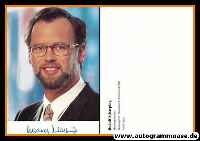 Autogramm Politik | SPD | Rudolf SCHARPING | 1990er (Portrait Color)