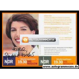 Autogramm TV | NDR | Sandrine HARDER | 2007 "Niedersachsen Magazin" (Garreis)