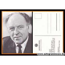 Autogramm Politik | SPD | Werner NAGEL | 1970er (Portrait SW)
