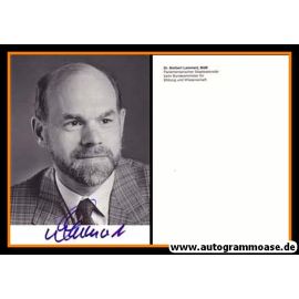 Autogramm Politik | CDU | Norbert LAMMERT | 1990er (Portrait SW)