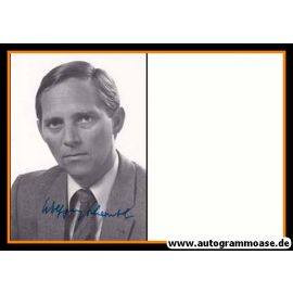 Autogramm Politik | CDU | Wolfgang SCHÄUBLE | 1980er Foto (Portrait SW)