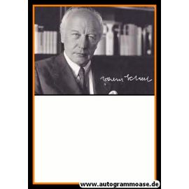 Autogramm Politik | FDP | Walter SCHEEL | 1980er (Portrait SW)