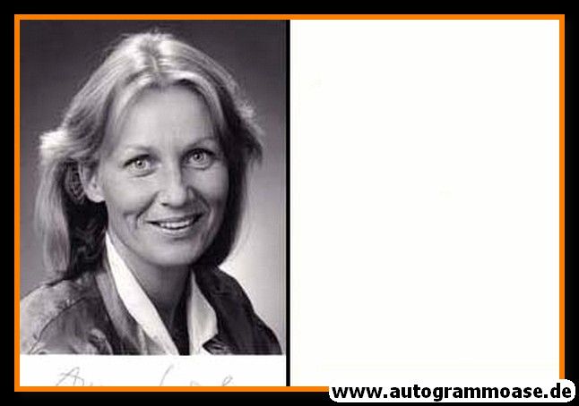 Autogramm Film | Anne LINSEL | 1980er Foto (Portrait SW)