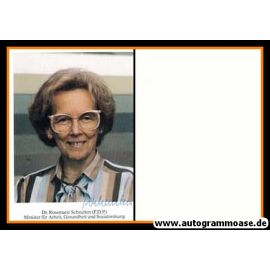 Autogramm Politik | FDP | Rosemarie SCHEURLEN | 1980er (Portrait Color)