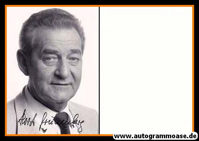 Autogramm Politik | SPD | Horst GRUNENBERG | 1990er Foto (Portrait SW)