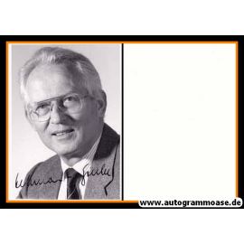 Autogramm Politik | SPD | Hinrich LEHMANN-GRUBE | 1990er Foto (Portrait SW) OB Leipzig