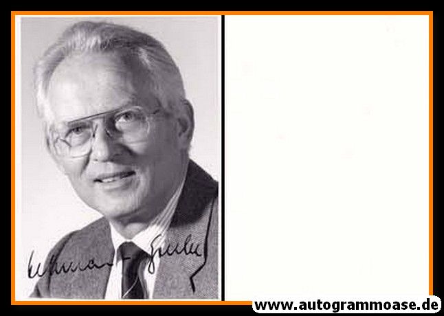 Autogramm Politik | SPD | Hinrich LEHMANN-GRUBE | 1990er Foto (Portrait SW) OB Leipzig