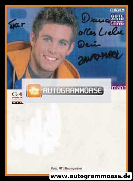 Autogramm TV | RTL | Jan HARTMANN | 2000er "GZSZ"