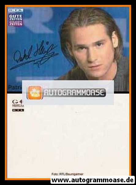 Autogramm TV | RTL | Patrick HARZIG | 2000er Druck "GZSZ"