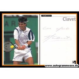 Autogramm Tennis | Francisco CLAVET | 1990er (Spielszene Color)