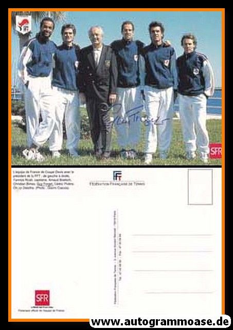 Autogramm Tennis | Guy FORGET | 1990er (Davis Cup Team) SFR