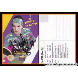 Autogramm Tischtennis | Nicole STRUSE | 1990er (Spielszene Color) Butterfly 1
