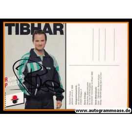 Autogramm Tischtennis | Richard PRAUSE | 1990er (Portrait Color) Tibhar