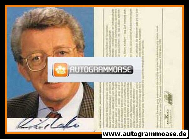 Autogramm TV | ZDF | Dieter Thomas HECK | 1990er "Melodien Für Millionen" (Portrait Color)
