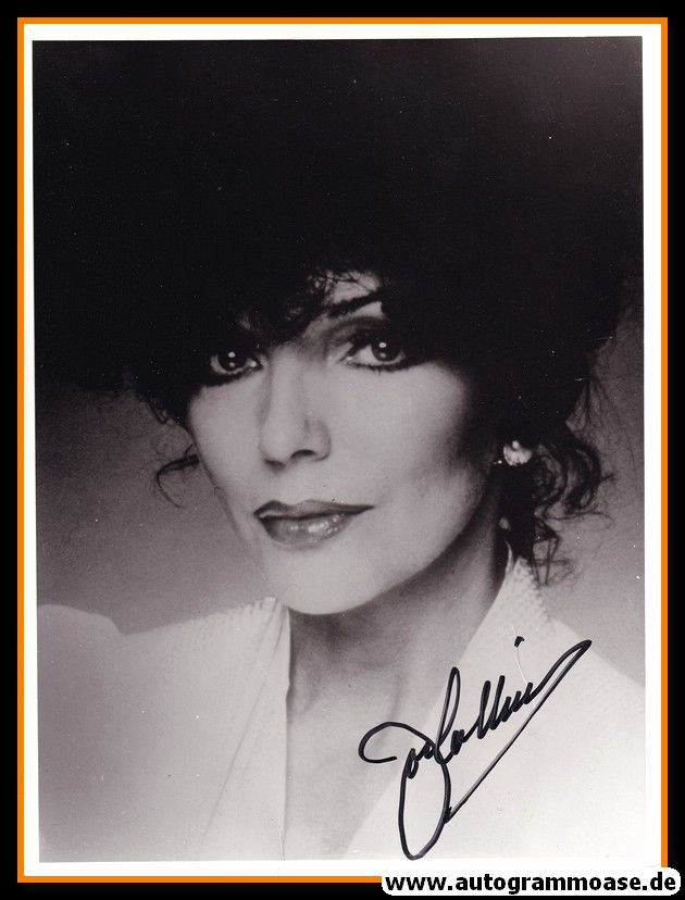 Autogramm Film (UK) | Joan COLLINS | 1980er (Portrait SW XL)