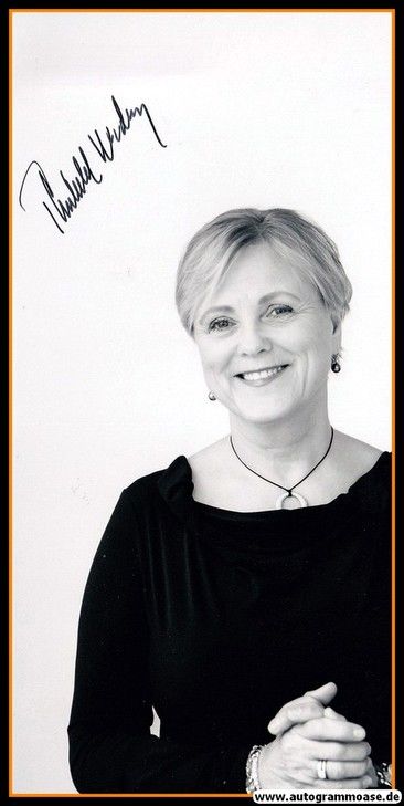 Autogramm Politik | Norwegen | Thorhild WIDVEY | 2000er Foto (Portrait SW) Ministerin