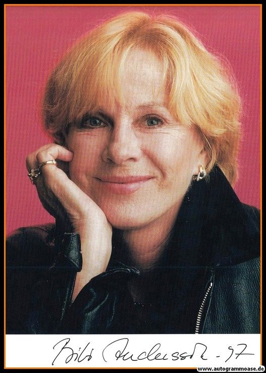 Autogramm Film (Schweden) | Bibi ANDERSSON | 1996 (Portrait Color) Stenberg