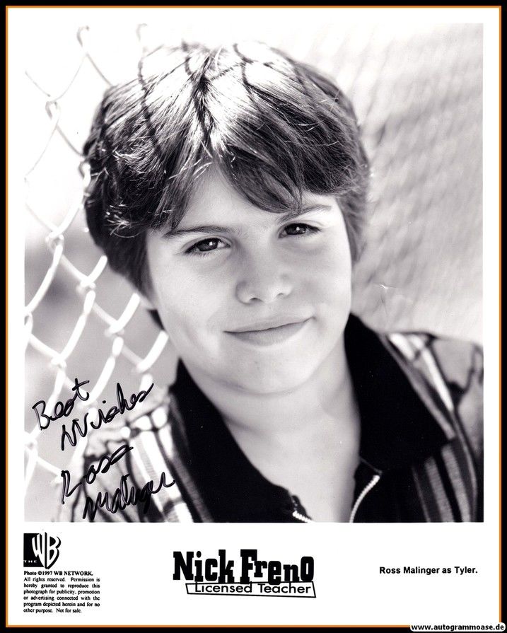 Autogramm Film (USA) | Ross MALINGER | 1997 Foto "Nick Freno"