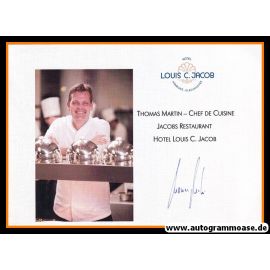 Autogramm Koch | Thomas MARTIN | 2000er (Portrait Color) Hotel Jacob