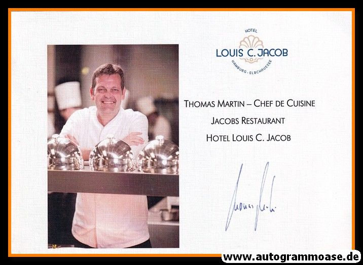 Autogramm Koch | Thomas MARTIN | 2000er (Portrait Color) Hotel Jacob