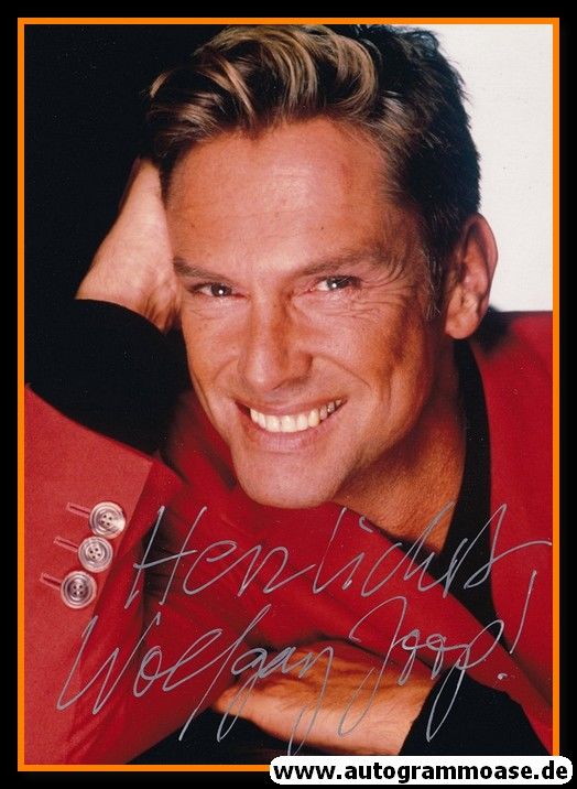 Autogramm Mode | Wolfgang JOOP | 1990er Foto (Portrait Color)