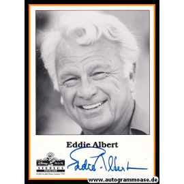 Autogramm Film (USA) | Eddie ALBERT | 1989 (Portrait SW XL) Walt Disney