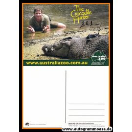 Autogramm TV (AUS) | Steve IRWIN | 2000er Druck (Crocodile Hunter)