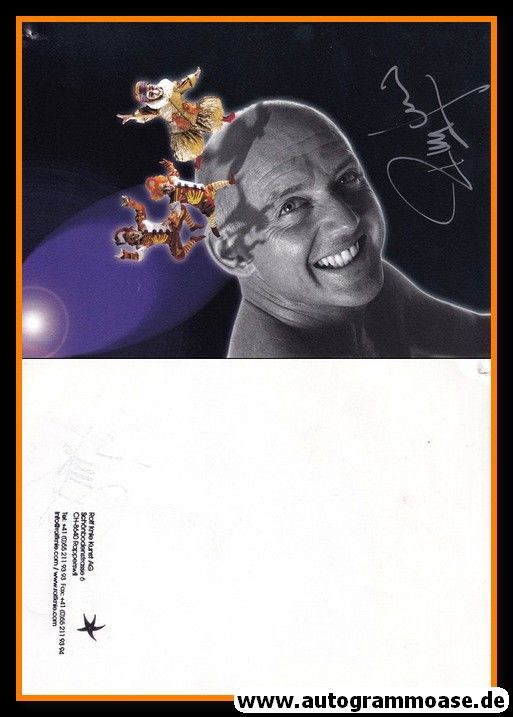 Autogramm Kunst | Rolf KNIE | 2000er (Collage Color XL) Zirkus