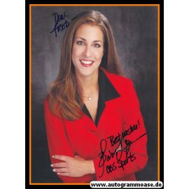 Autogramm TV (USA) | Bonnie BERNSTEIN | 2000er (Portrait Color XL) CBS