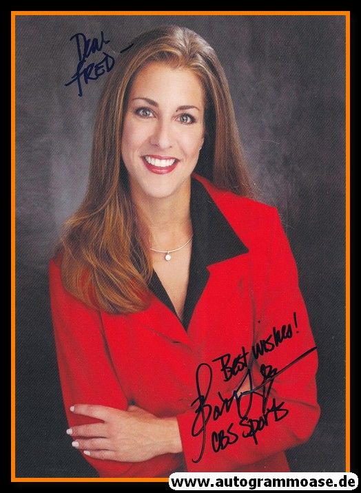Autogramm TV (USA) | Bonnie BERNSTEIN | 2000er (Portrait Color XL) CBS