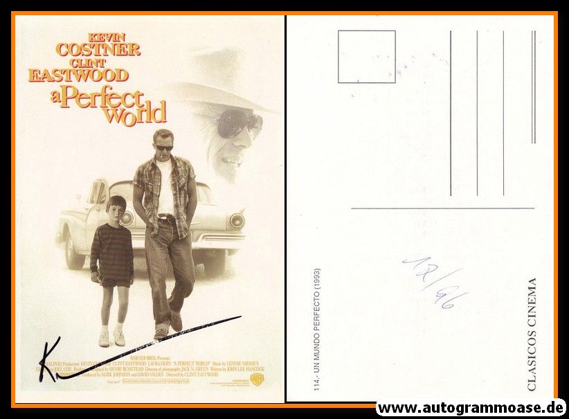 Autogramm Film (USA) | Kevin COSTNER | 1993 "Perfect World"