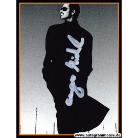 Autogramm Pop (UK) | George MICHAEL | 2000er Foto (Portrait SW)