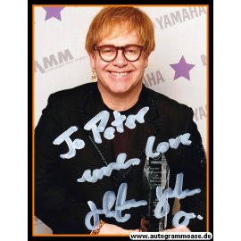 Autogramm Pop (UK) | Elton JOHN | 2003 Foto (Portrait Color) Yamaha NAMM