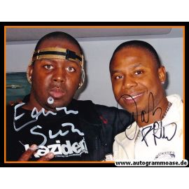 Autogramme Rap (USA) | Doug E. FRESH + Erick SERMON | 2000er Foto (Portrait Color)