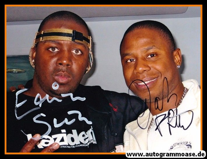 Autogramme Rap (USA) | Doug E. FRESH + Erick SERMON | 2000er Foto (Portrait Color)