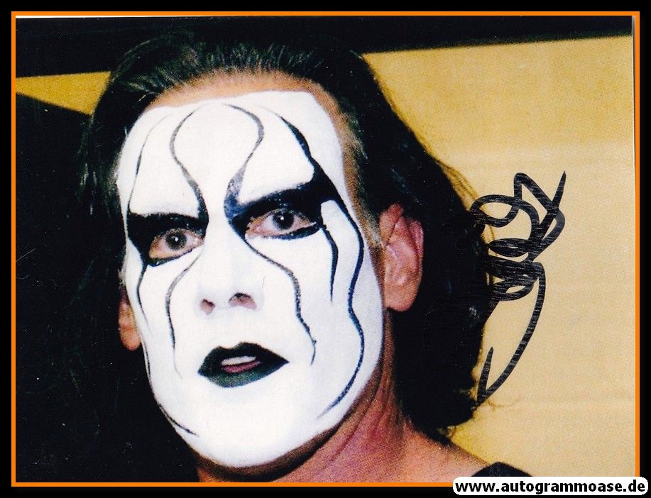 Autogramm Wrestling | STING (Steve Borden) | 2000er Foto (Portrait Color)