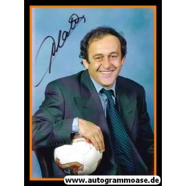 Autogramm Fussball | Frankreich | 2000er Foto | Michel PLATINI (Portrait Color)