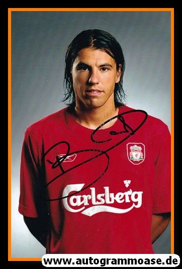 Autogramm Fussball | FC Liverpool | 2004 Foto | Milan BAROS (Portrait Color)