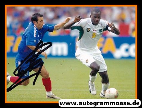 Autogramm Fussball | Frankreich | 2000er Foto | Ludovic GIULY (Spielszene Kamerun)