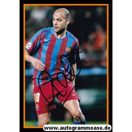 Autogramm Fussball | FC Barcelona | 2000er Foto | GABRI (Spielszene Color)