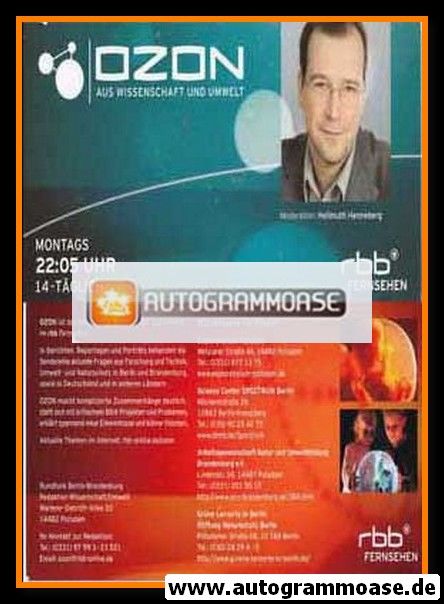 AK TV | RBB | Hellmuth HENNEBERTH | 2000er "Ozon"