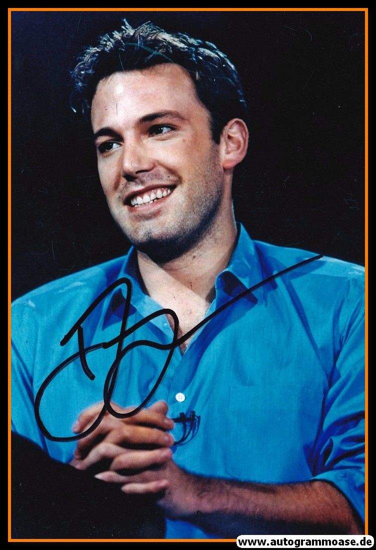 Autogramm Film (USA) | Ben AFFLECK | 2000er Foto (Portrait Color XM)