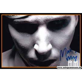 Autogramm Rock (USA) | Marilyn MANSON | 2003 Foto "This Is The New Shit" XL