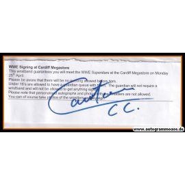 Autograph Wrestling | CARLITO COOL | WWE Cardiff