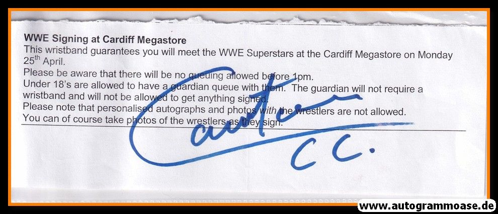 Autograph Wrestling | CARLITO COOL | WWE Cardiff