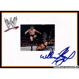 Autogramm Wrestling | WILLIAM REGAL | 2000er Foto (Kampfszene Color) XL