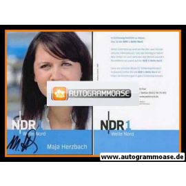 Autogramm Radio | NDR1 Welle Nord | Maja HERZBACH | 2007 (Portrait Color) Garrels