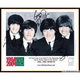 Autogramme Rock (USA) | 1964 THE TRIBUTE Beatles | 2004 Foto (Portrait Color XL)