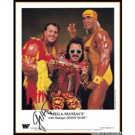 Autogramm Wrestling | JIMMY HART | 1993 (Portrait Color) Mega-Maniacs XL