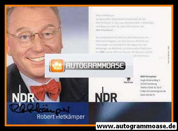 Autogramm TV | NDR | Robert HETKÄMPER | 2000er (Portrait Color)